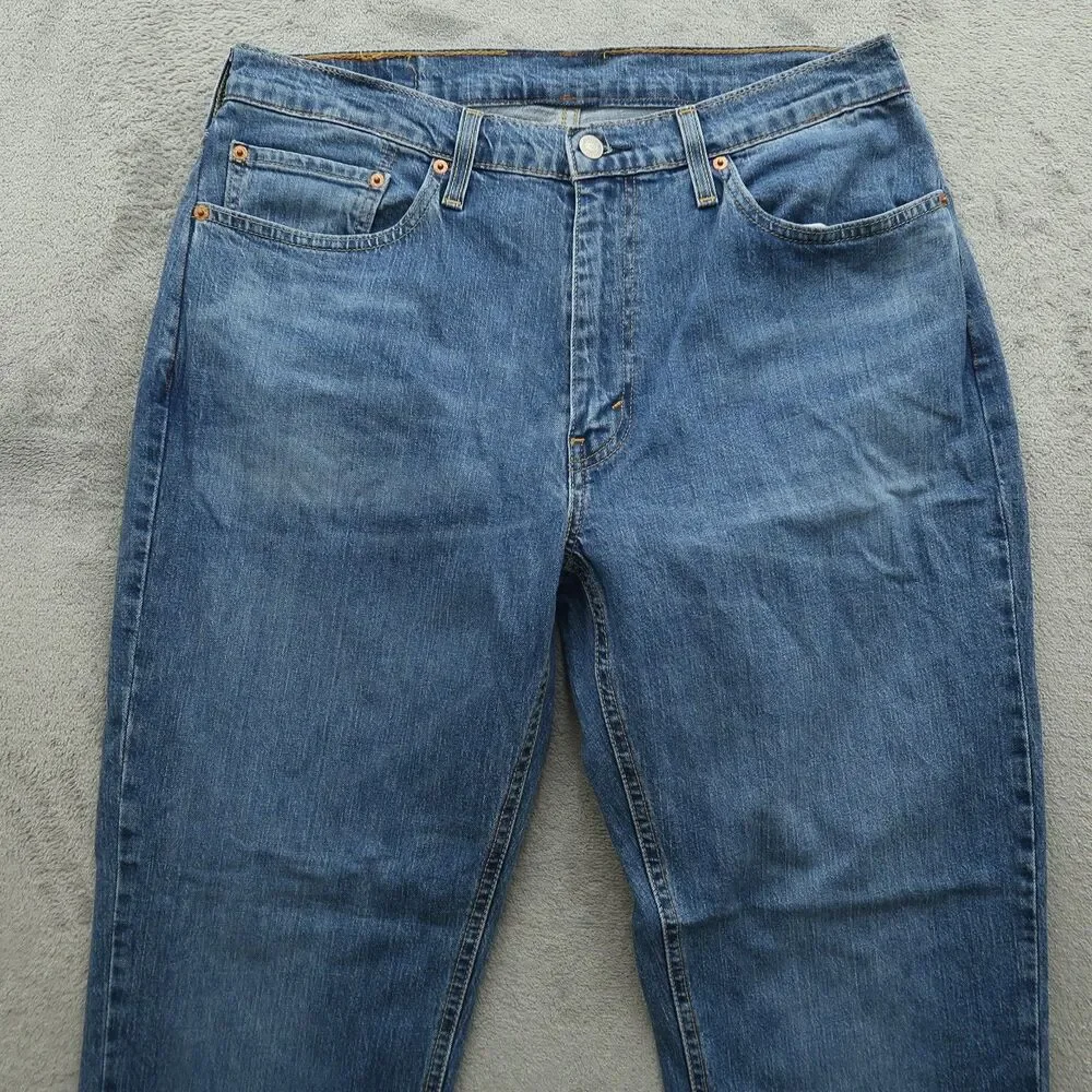 Levi's 541 Jeans Mens Fits 35x32 (Size 36x36) Blue Athletic Slightly Tapered